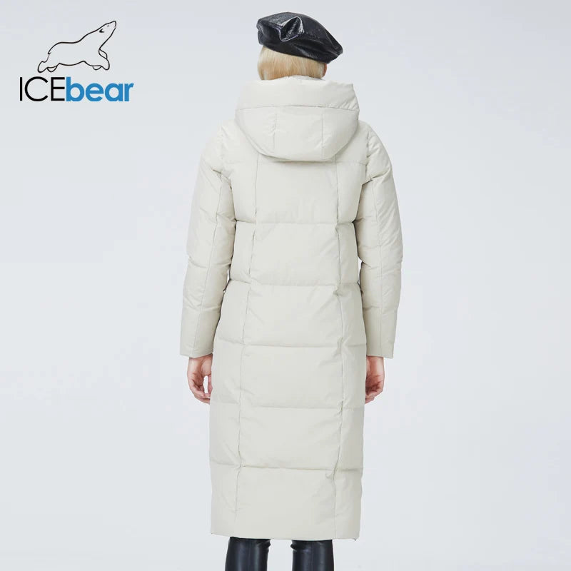 ICEbear Manteau Long à Capuche pour Femme