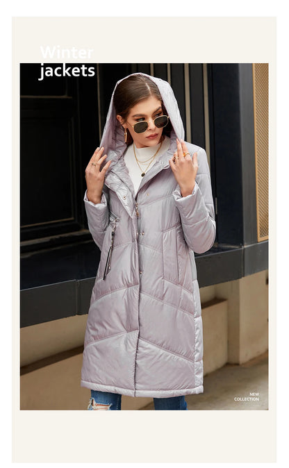 Parka mi-longue femme HaiLuoZi