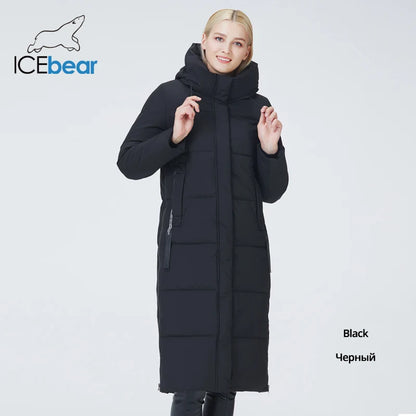 ICEbear Manteau Long à Capuche pour Femme