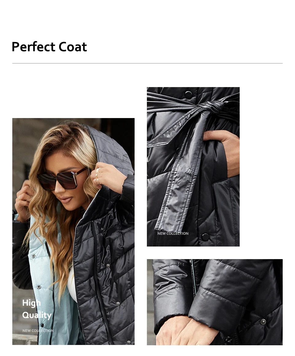 Parka fine  pour femme – HaiLuoZi