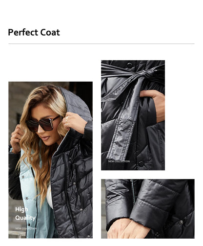 Parka fine  pour femme – HaiLuoZi