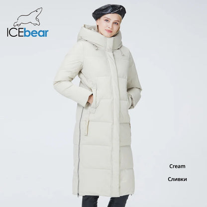 ICEbear Manteau Long à Capuche pour Femme