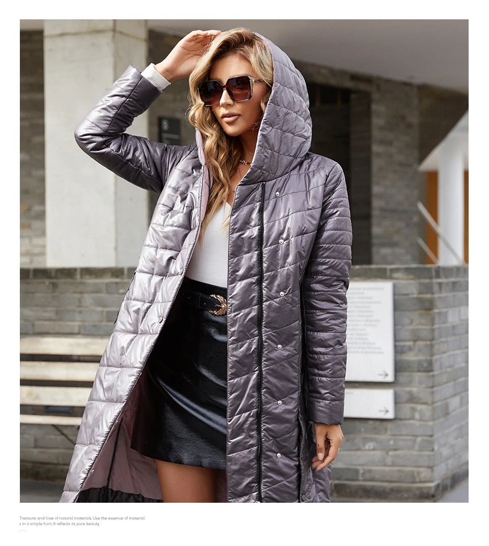 Parka fine  pour femme – HaiLuoZi
