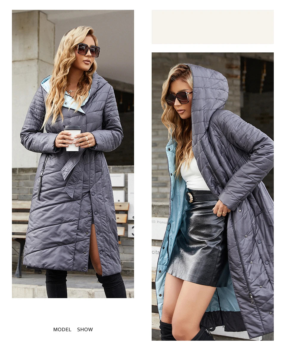 Parka fine  pour femme – HaiLuoZi