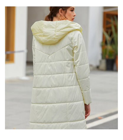Parka mi-longue femme HaiLuoZi