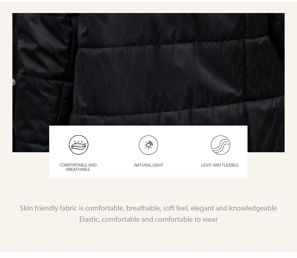 Parka mi-longue femme HaiLuoZi