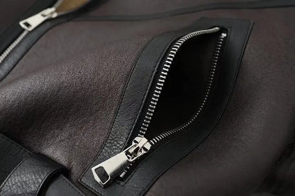 veste similicuir avec ceinture femme