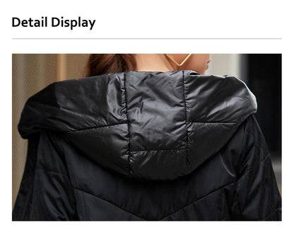 Parka mi-longue femme HaiLuoZi