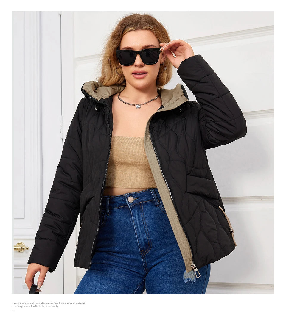 Parka femme HaiLuoZi – Modèle 1217