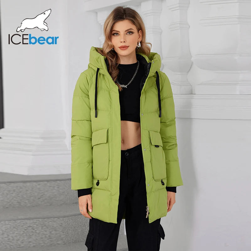 Doudoune Rembourrée à Capuche Femme ICE BEAR