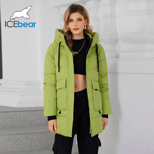 Doudoune Rembourrée à Capuche Femme ICE BEAR