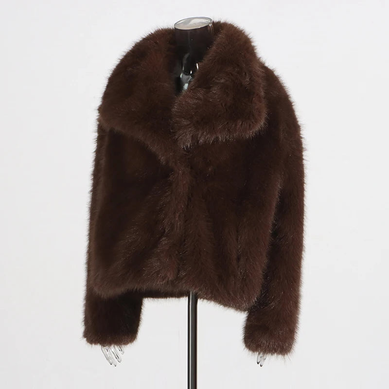 Veste à fourrure femme TWOTWINSTYLE