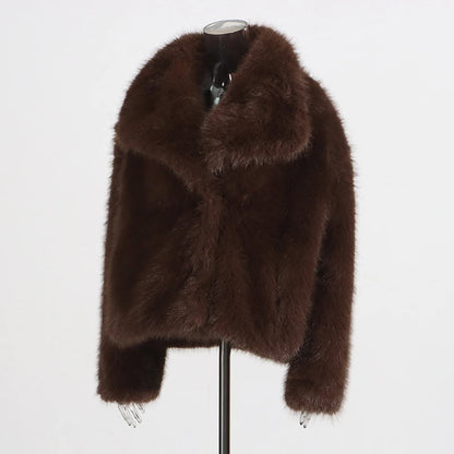 Veste à fourrure femme TWOTWINSTYLE