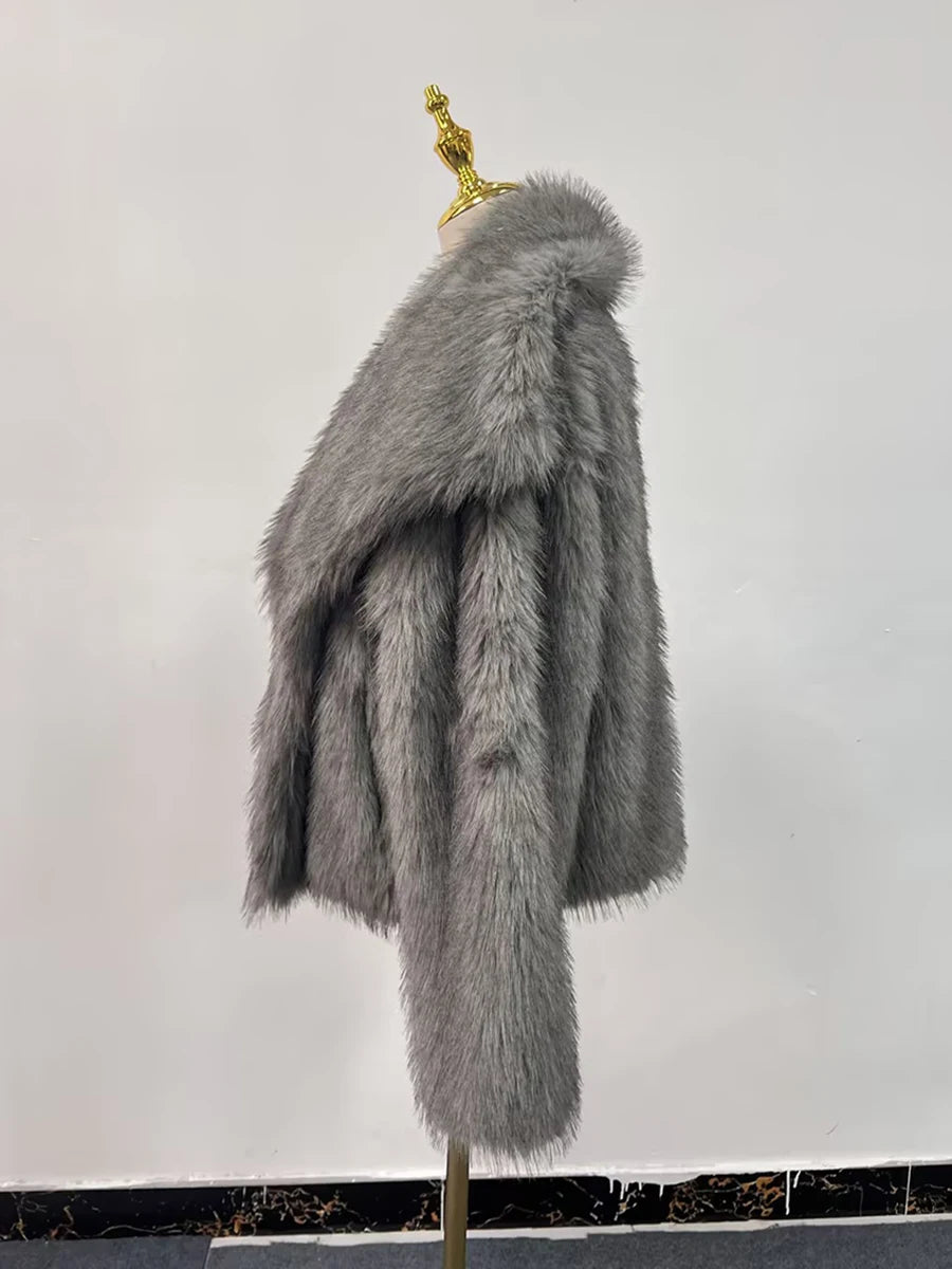 Veste à fourrure femme TWOTWINSTYLE