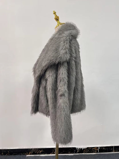Veste à fourrure femme TWOTWINSTYLE