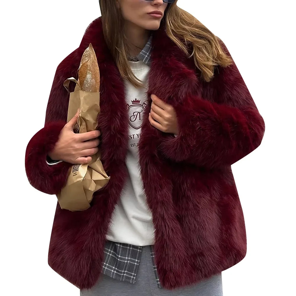 Veste à fourrure femme TWOTWINSTYLE
