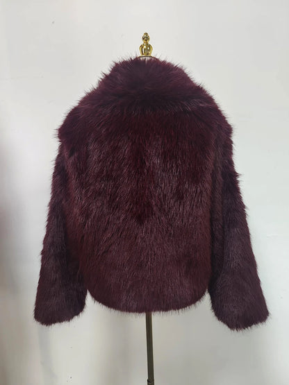 Veste à fourrure femme TWOTWINSTYLE
