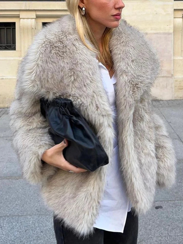 Veste à fourrure femme TWOTWINSTYLE