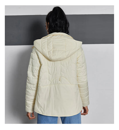 Veste Courte Légère à Capuche HaiLuoZi