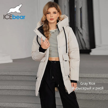 Doudoune Rembourrée à Capuche Femme ICE BEAR
