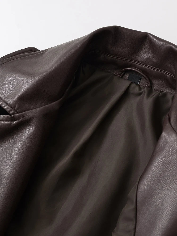 Veste vintage femme en similicuir