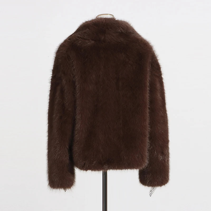 Veste à fourrure femme TWOTWINSTYLE