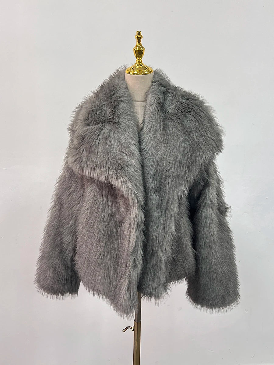 Veste à fourrure femme TWOTWINSTYLE