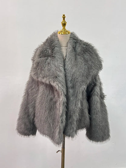 Veste à fourrure femme TWOTWINSTYLE
