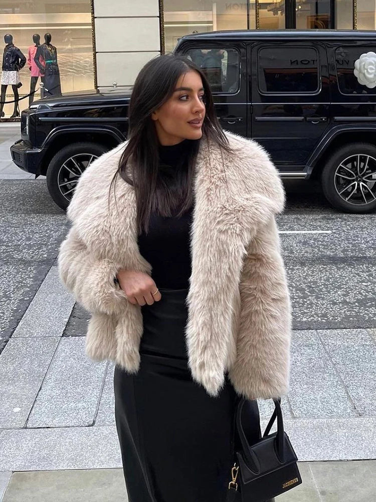 Veste à fourrure femme TWOTWINSTYLE