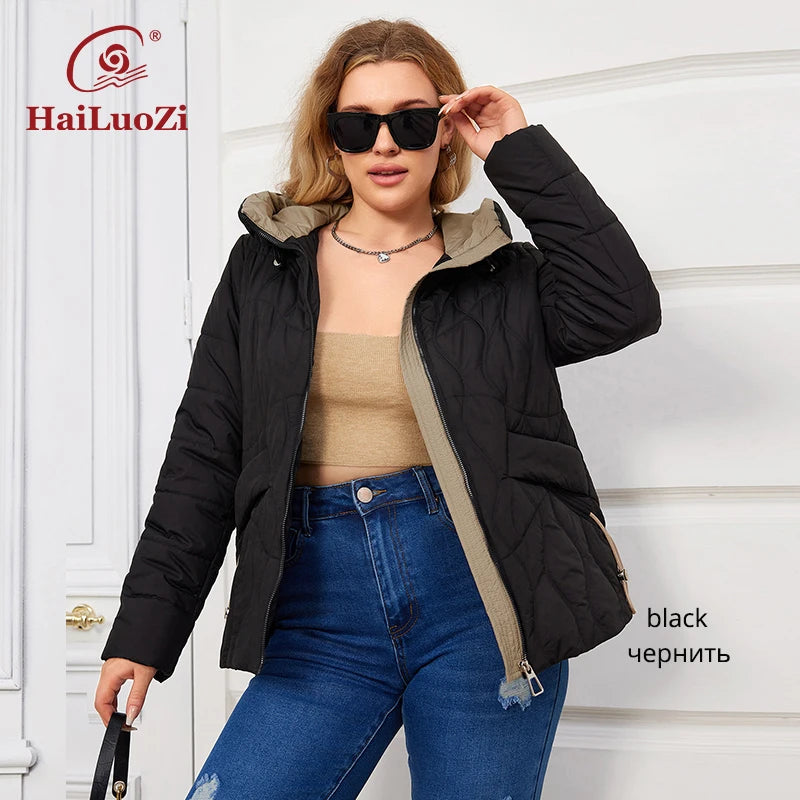 Parka femme HaiLuoZi – Modèle 1217