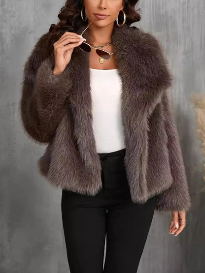 Veste à fourrure femme TWOTWINSTYLE