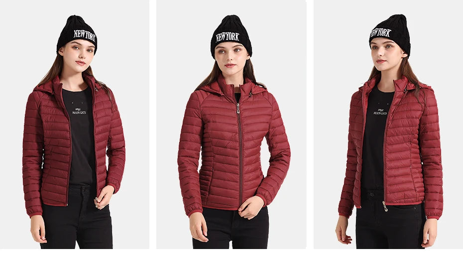doudoune ultralégère avec capuche femme SANTELON