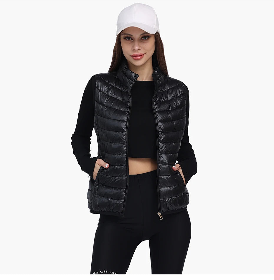 Gilet sans manches d’hiver pour femme SANTELON