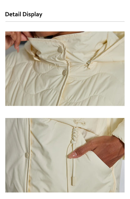 Veste Courte Légère à Capuche HaiLuoZi
