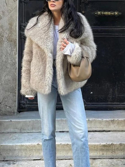 Veste à fourrure femme TWOTWINSTYLE
