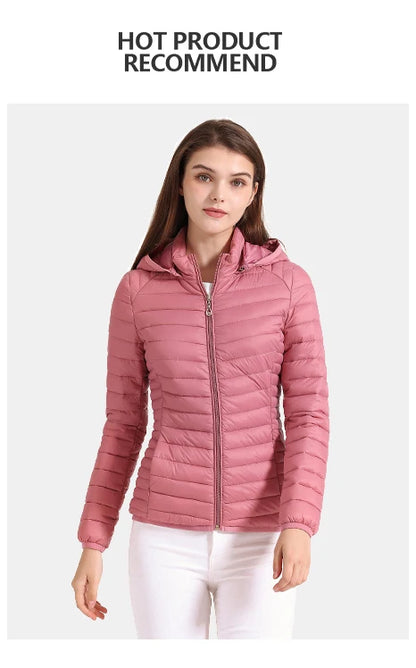 doudoune ultralégère avec capuche femme SANTELON