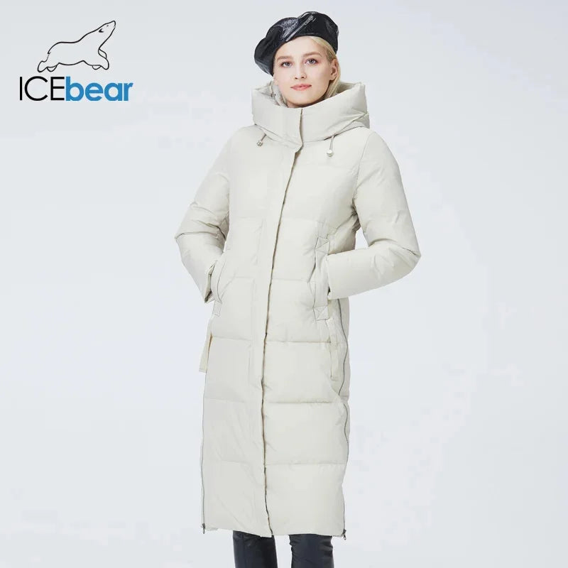 ICEbear Manteau Long à Capuche pour Femme