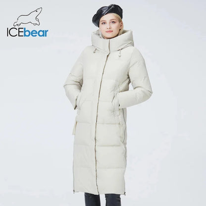 ICEbear Manteau Long à Capuche pour Femme