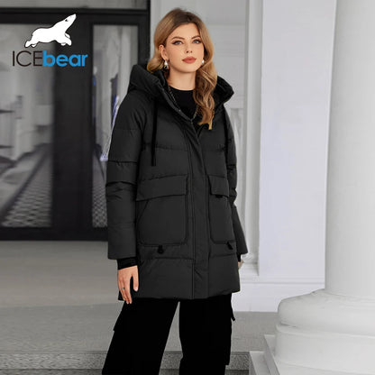 Doudoune Rembourrée à Capuche Femme ICE BEAR