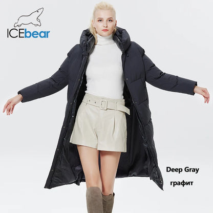 ICEbear Manteau Long à Capuche pour Femme