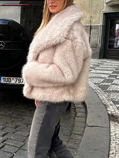 Veste à fourrure femme TWOTWINSTYLE