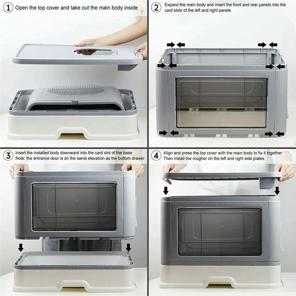 Toilette Pliable pour Chat