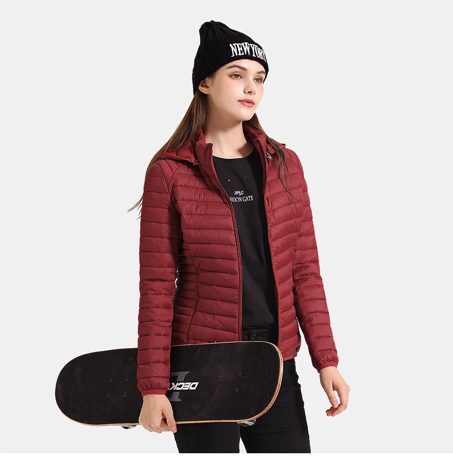doudoune ultralégère avec capuche femme SANTELON