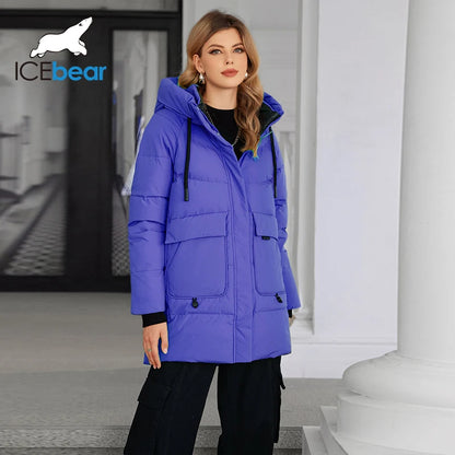 Doudoune Rembourrée à Capuche Femme ICE BEAR