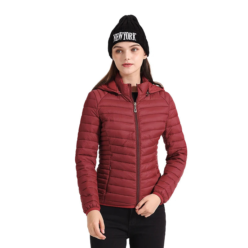 doudoune ultralégère avec capuche femme SANTELON