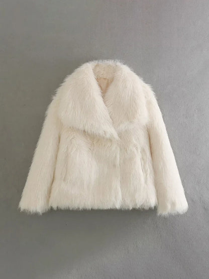 Veste à fourrure femme TWOTWINSTYLE