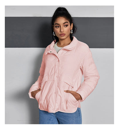 Veste Courte Légère à Capuche HaiLuoZi