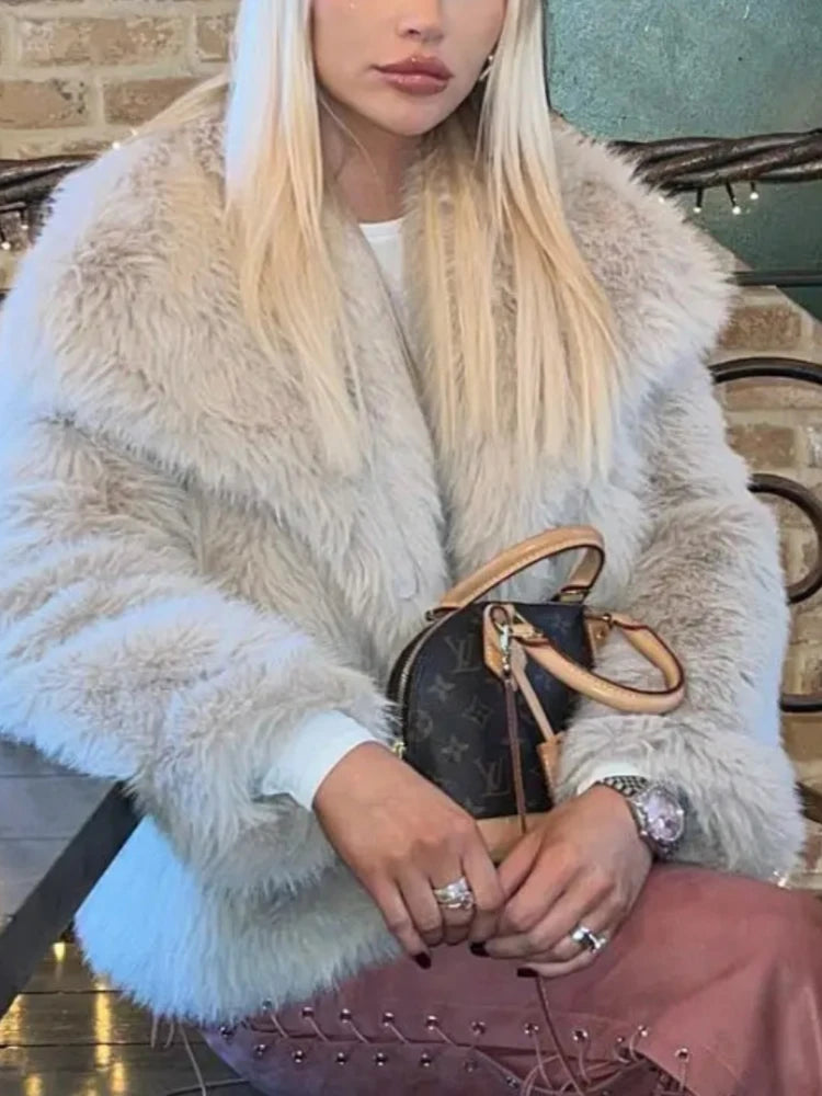 Veste à fourrure femme TWOTWINSTYLE