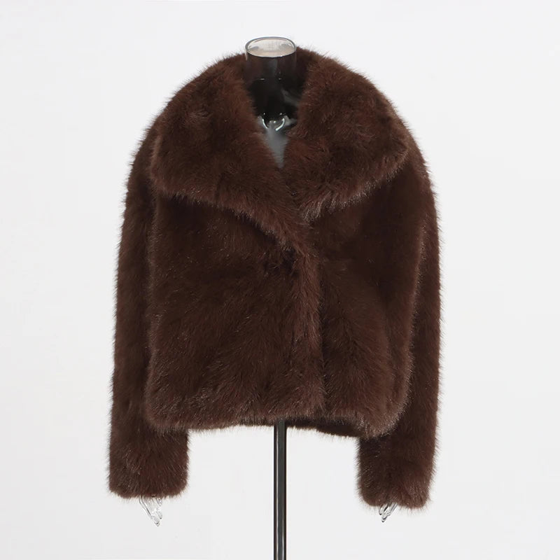 Veste à fourrure femme TWOTWINSTYLE