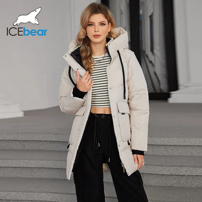 Doudoune Rembourrée à Capuche Femme ICE BEAR